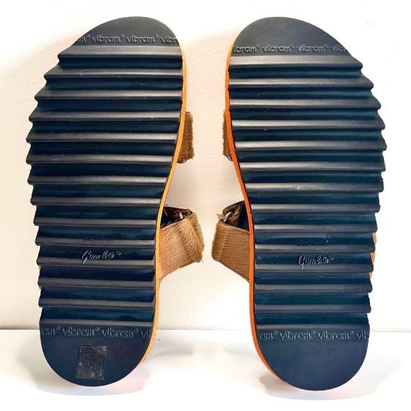 Dries Van Noten Men’s Calf-hair Platform Sandals - Picture 7 of 8